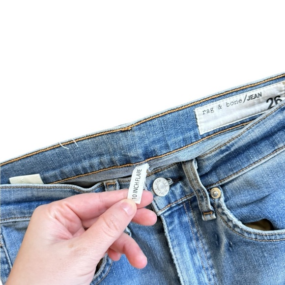 Rag & Bone 10 inch Flare in Vale - Picture 7 of 9